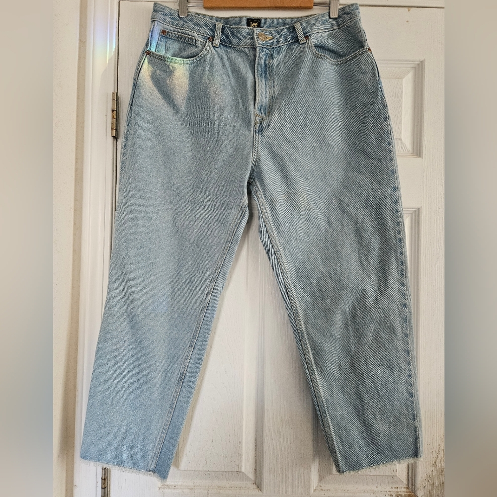 Lee Women's Light Blue 100% Cotton Denim Jeans Size 34
